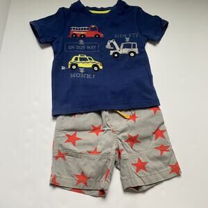 Boden Gymboree Car Transportation Outfit